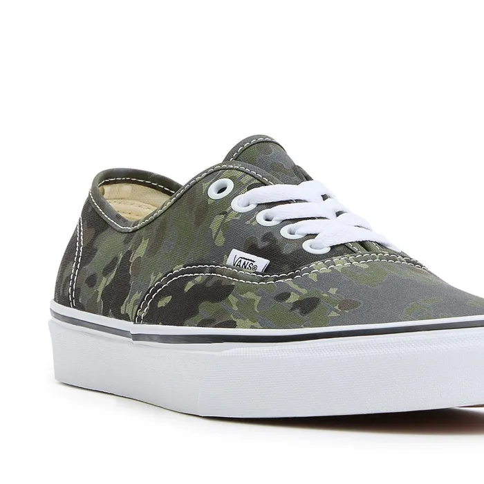Vans Classics Men Rain Camo Authentic Shoes Green Grey
