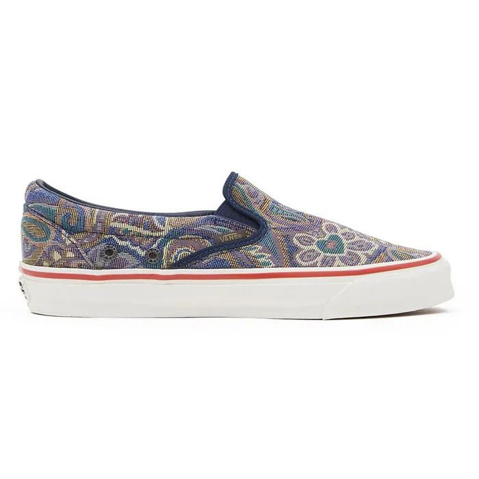 Vans Classics Men Vault By X Nigel Cabourn OG Classic SlipOn LX Shoes Blue