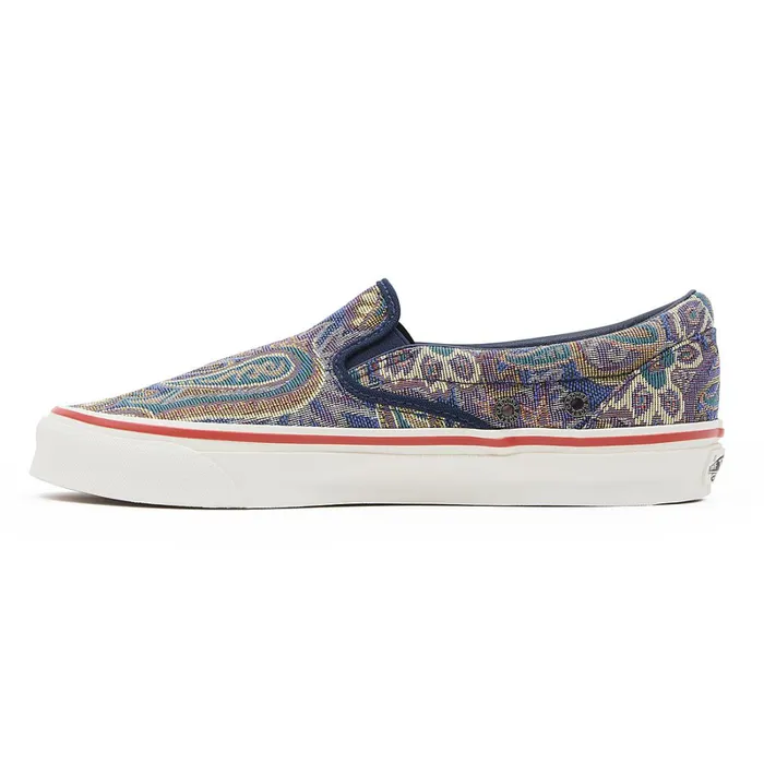 Vans Classics Men Vault By X Nigel Cabourn OG Classic SlipOn LX Shoes Blue