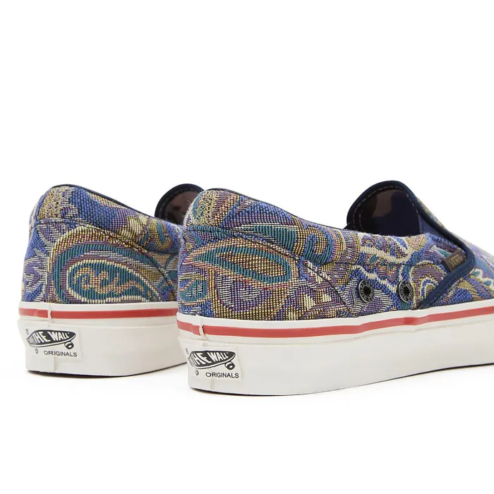 Vans Classics Men Vault By X Nigel Cabourn OG Classic SlipOn LX Shoes Blue