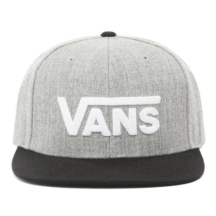 Vans Hats and Beanies Men Drop V Snapback Hat Grey