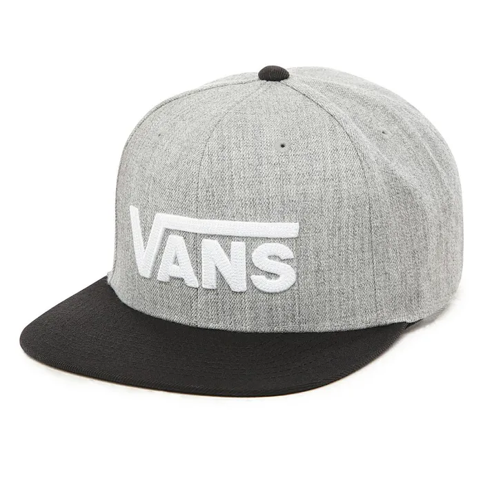 Vans Hats and Beanies Men Drop V Snapback Hat Grey