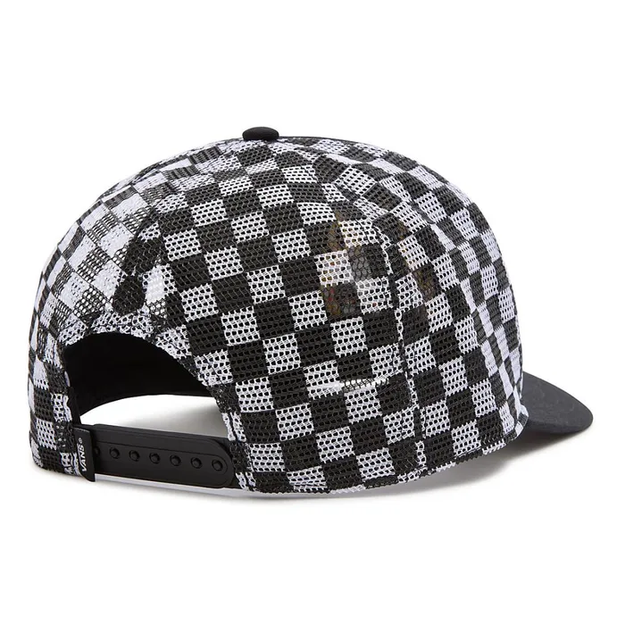 Vans Hats and Beanies Men Dusk Downer Curved Bill Trucker Hat Black