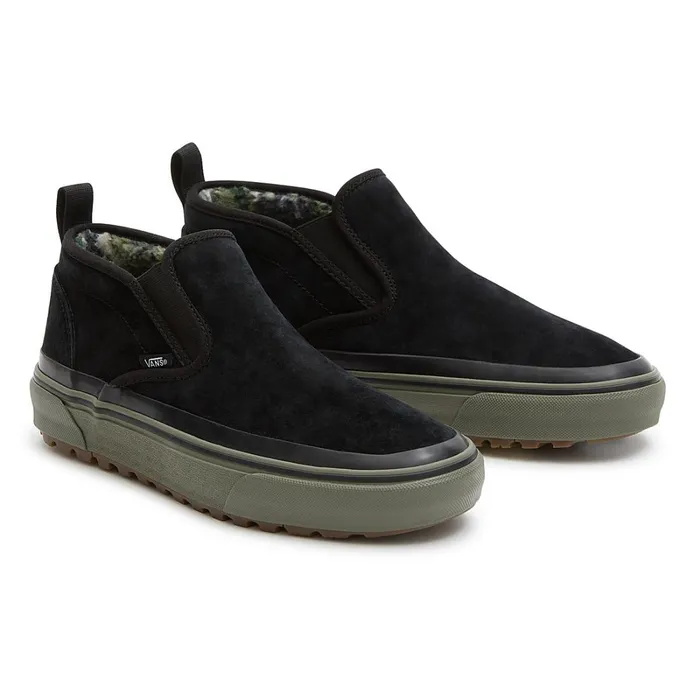 Vans HiTop Shoes Men Rain Camo Mid Slip MTE1 Shoes Green
