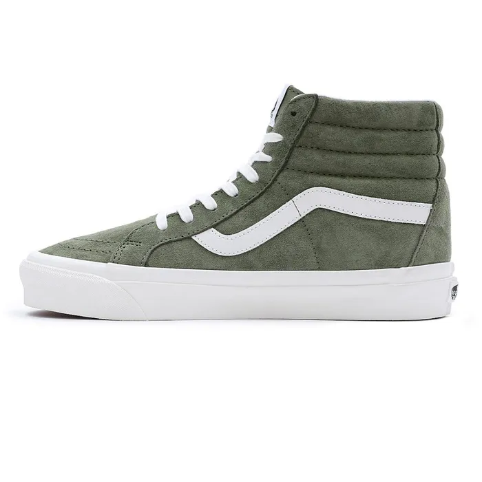Vans HiTop Shoes Women Pig Suede Sk8Hi 38 DX Shoes Green