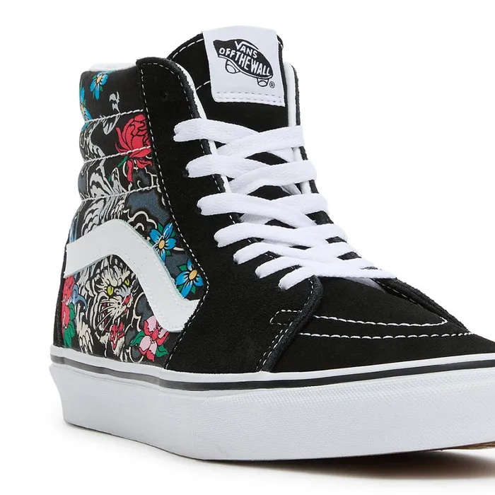 Vans HiTop Shoes Women Sk8Hi Tiger Floral Shoes Multicolour