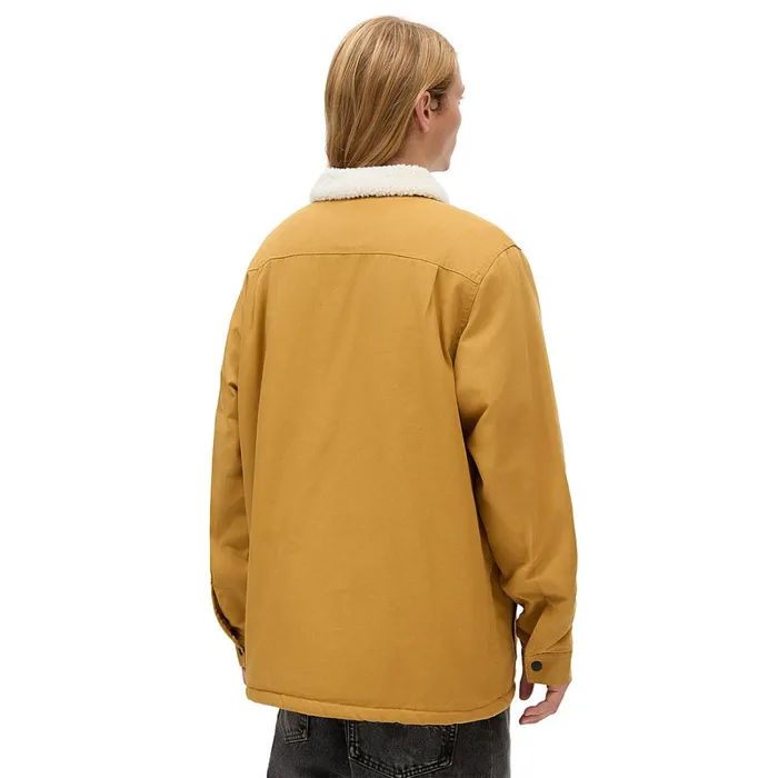 Vans Jackets and Coats Men Drill Chore Coat Sherpa Jacket Brown