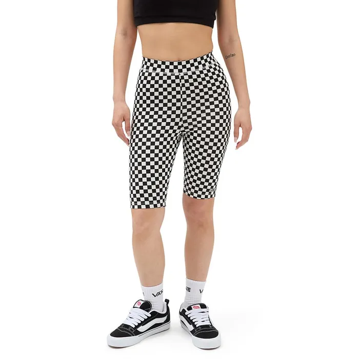 Vans Leggings and Shorts Women Flying V Print Legging Shorts Black White