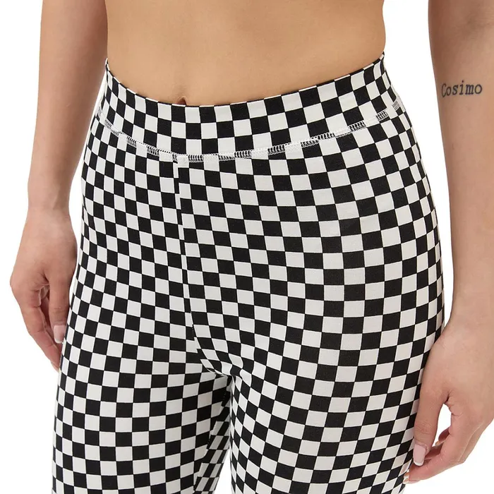 Vans Leggings and Shorts Women Flying V Print Legging Shorts Black White