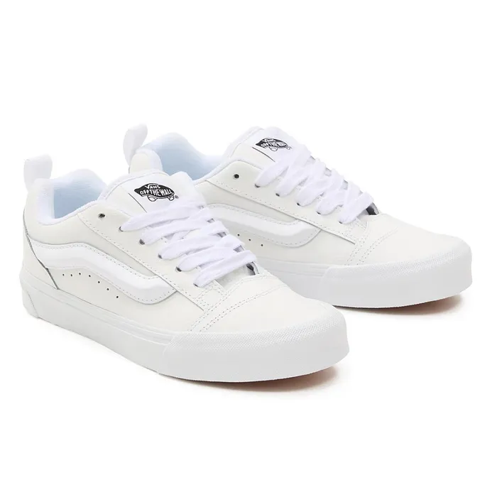 Vans Lowtop Shoes Men Leather Knu Skool Shoes White