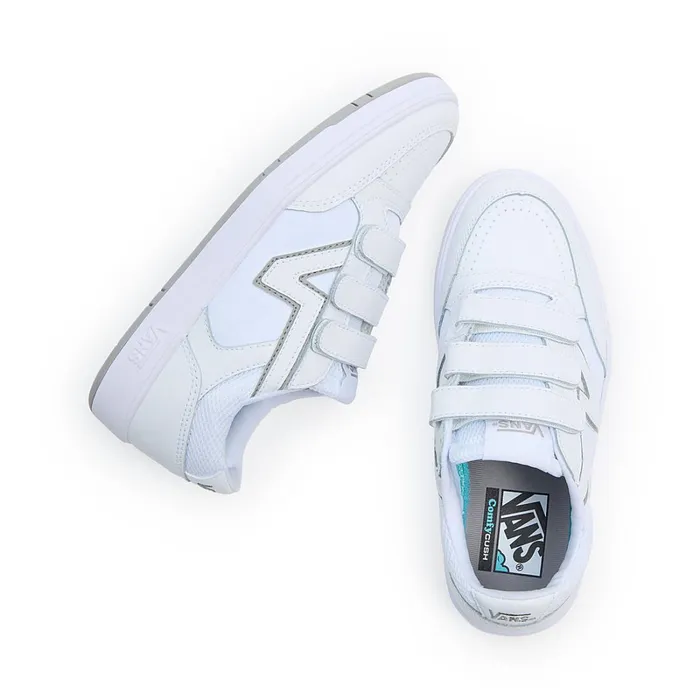 Vans Lowtop Shoes Men Lowland ComfyCush Hook And Loop Shoes White