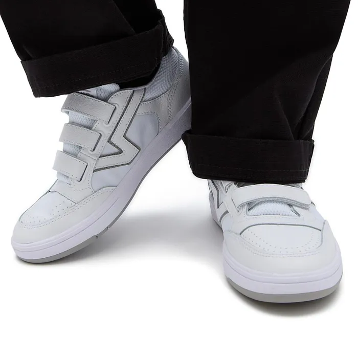 Vans Lowtop Shoes Men Lowland ComfyCush Hook And Loop Shoes White