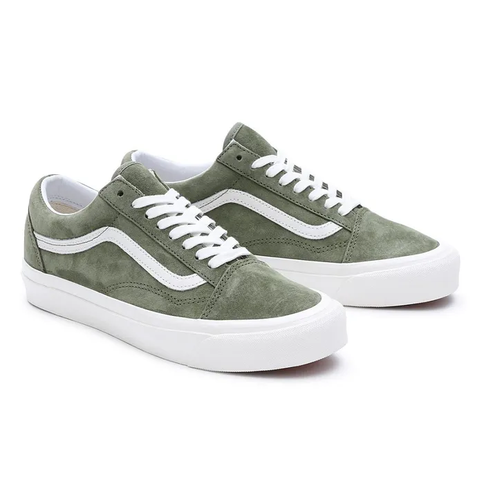 Vans Lowtop Shoes Men Pig Suede Old Skool 36 DX Shoes Green