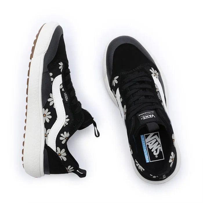 Vans Lowtop Shoes Men UltraRange EXO SE Painted Floral Shoes Black