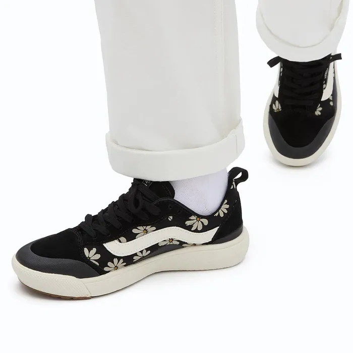 Vans Lowtop Shoes Men UltraRange EXO SE Painted Floral Shoes Black