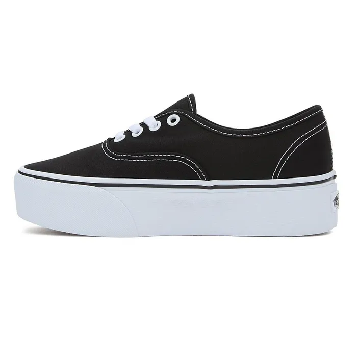 Vans Lowtop Shoes Women Authentic Stackform Shoes Black