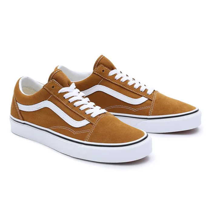 Vans Lowtop Shoes Women Color Theory Old Skool Shoes Brown