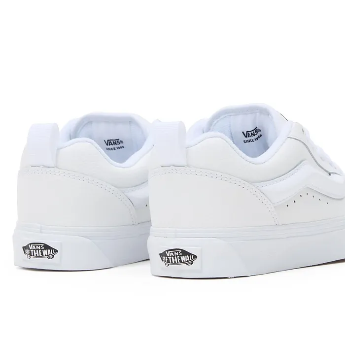 Vans Lowtop Shoes Women Leather Knu Skool Shoes White