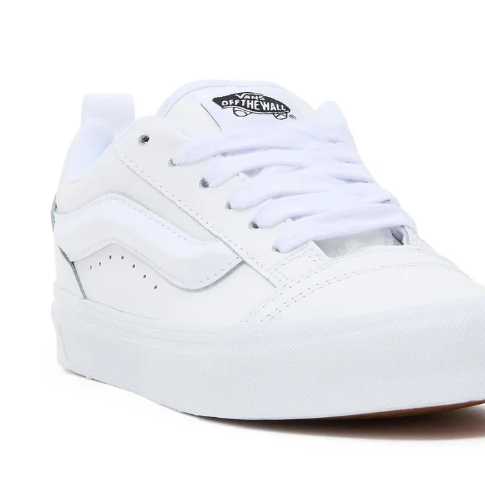 Vans Lowtop Shoes Women Leather Knu Skool Shoes White