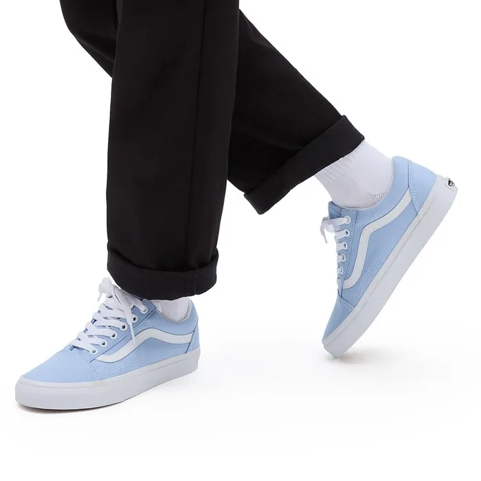Vans Lowtop Shoes Women Pastel Old Skool Shoes Blue