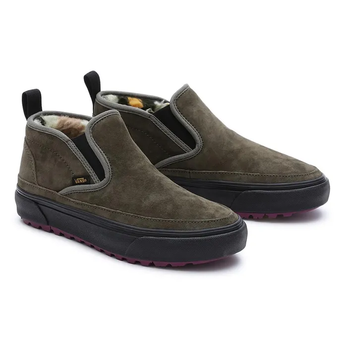 Vans MTE Shoes Men Sherpa Mid Slip MTE1 Shoes Green
