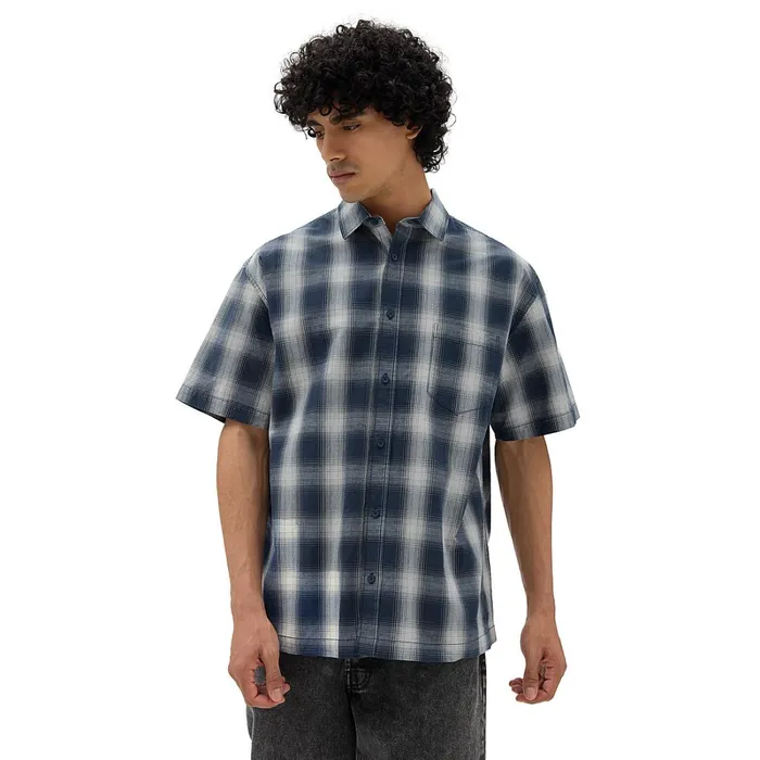 Vans Shirts Men Nick Michel Buttondown Shirt Blue