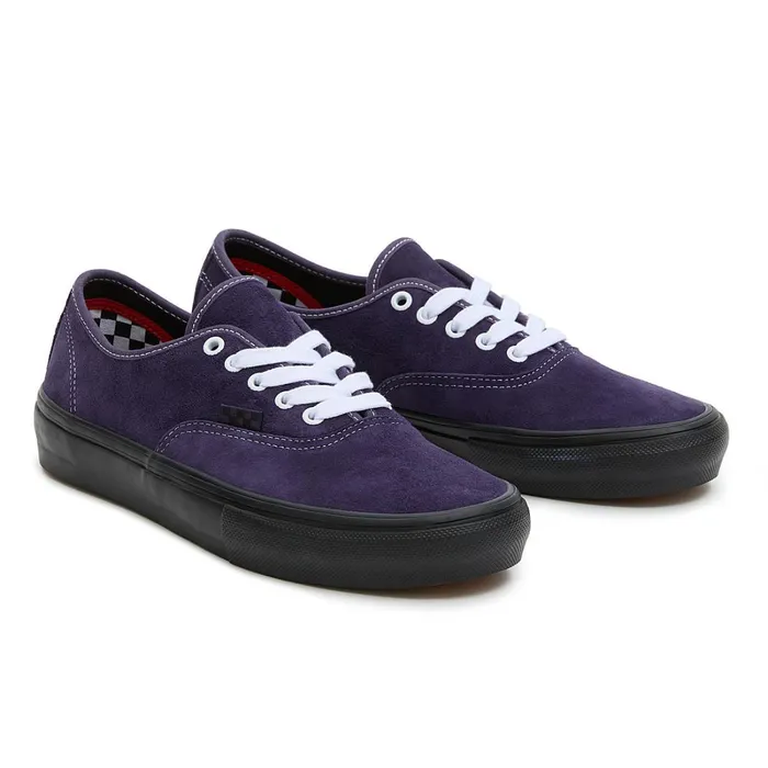 Vans Skate Shoes Women Skate Authentic Pig Suede Shoes Purple
