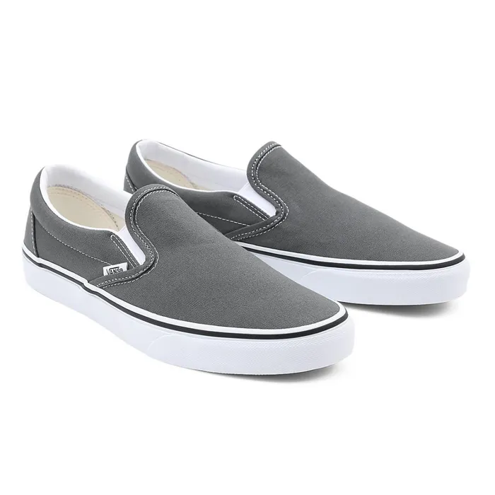 Vans Slipon Shoes Men Canvas Classic SlipOn Shoes Grey