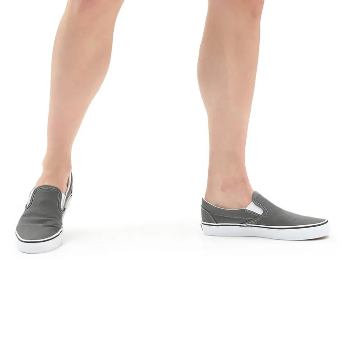 Vans Slipon Shoes Men Canvas Classic SlipOn Shoes Grey