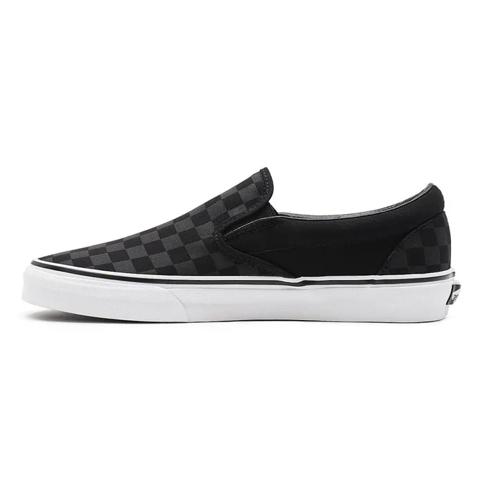 Vans Slipon Shoes Men Checkerboard Classic SlipOn Shoes Black