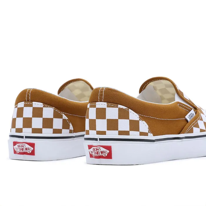 Vans Slipon Shoes Men Color Theory Classic SlipOn Shoes Brown