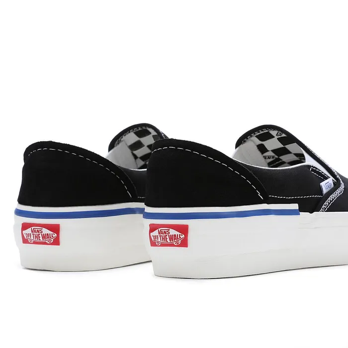 Vans Slipon Shoes Men SlipOn Reconstruct Shoes Black