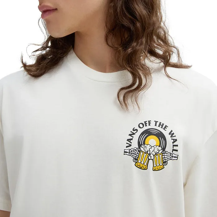 Vans Tshirts and Tanks Men Brew Bros Tunes TShirt White