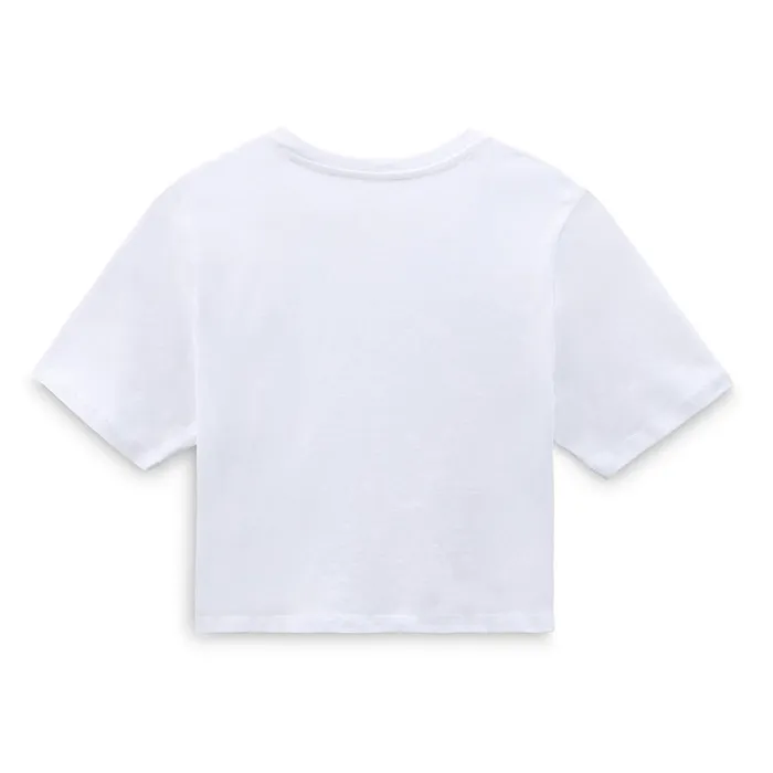Vans Tshirts and Tops Women Flying V Crop Crew Sport Tshirt White