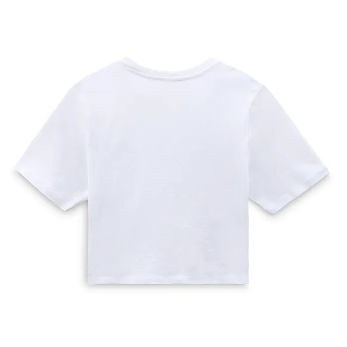 Vans Tshirts and Tops Women Flying V Crop Crew Sport Tshirt White