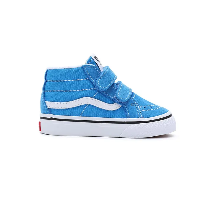 Vans Toddler Shoes 14 Years Kids Toddler Color Theory Sk8Mid Reissue Hook And Loop Shoes 14 Years Blue