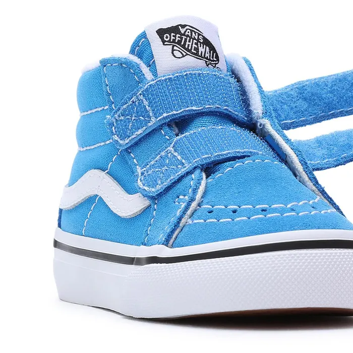 Vans Toddler Shoes 14 Years Kids Toddler Color Theory Sk8Mid Reissue Hook And Loop Shoes 14 Years Blue