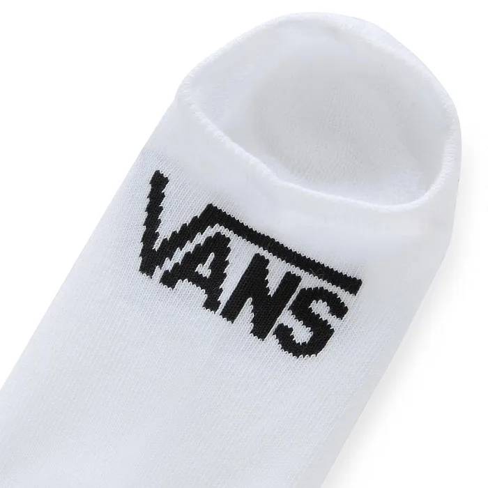 Vans View All Kids Classic Kick No Show Socks 3 Pairs White
