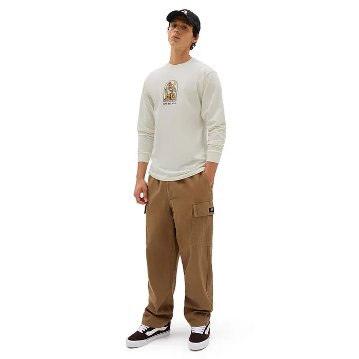 Vans View All Men Deserted Long Sleeve TShirt White