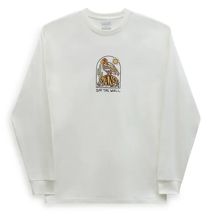 Vans View All Men Deserted Long Sleeve TShirt White