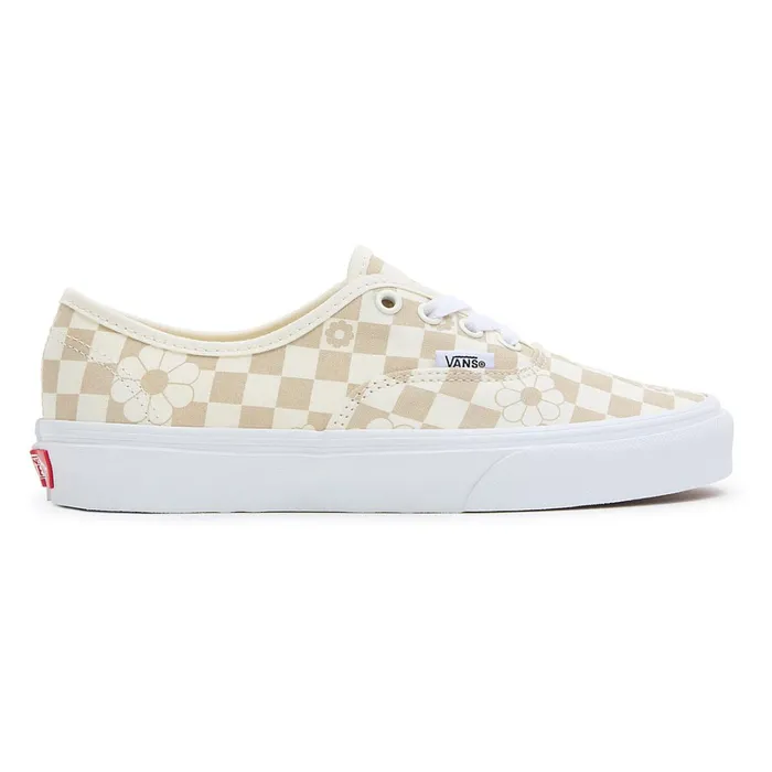 Vans View All Men Floral Check Authentic Shoes White