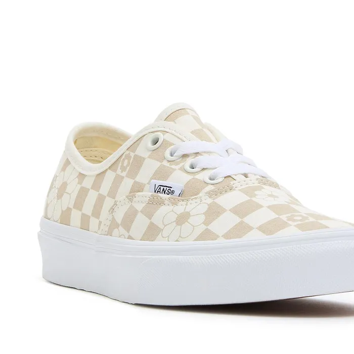 Vans View All Men Floral Check Authentic Shoes White