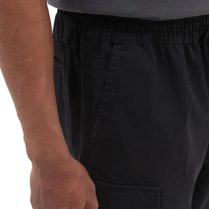 Vans View All Men Range Cargo Baggy Tapered Elastic Trousers Black