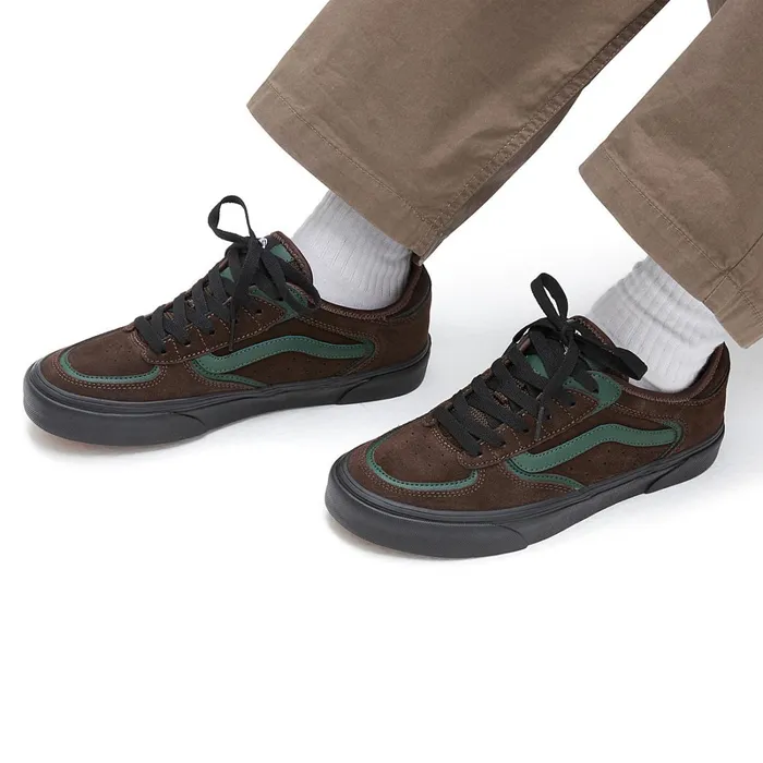 Vans View All Men Rowley Classic Shoes Green Brown