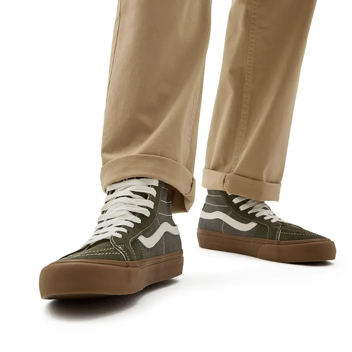 Vans View All Men Salt Wash Sk8Hi 38 Decon VR3 Shoes Green