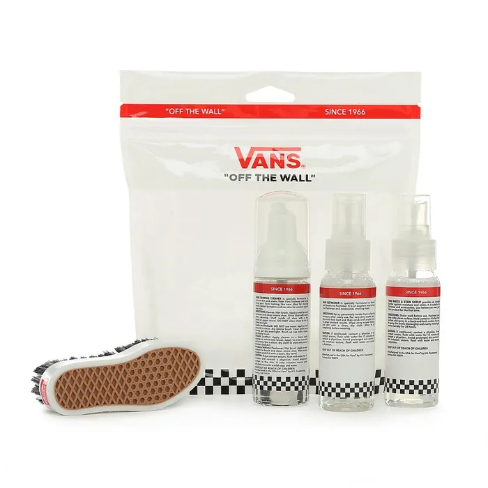 Vans View All Men Shoe Care Travel Kit White Vans View All Men Shoe Care Travel Kit White