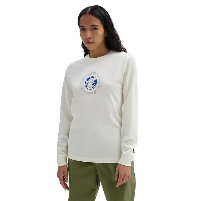 Vans View All Women Bliss 66 Long Sleeve TShirt White