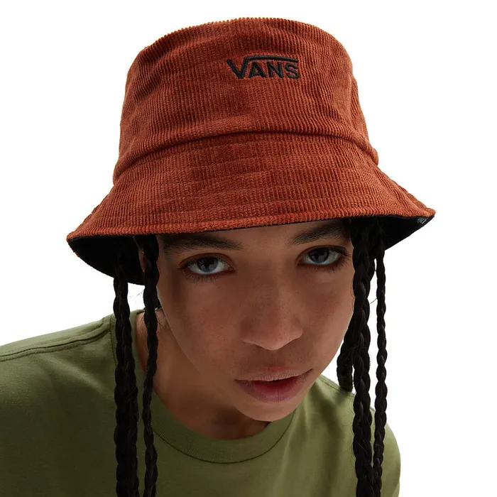 Vans View All Women Dusk Downer Check Bucket Hat Brown