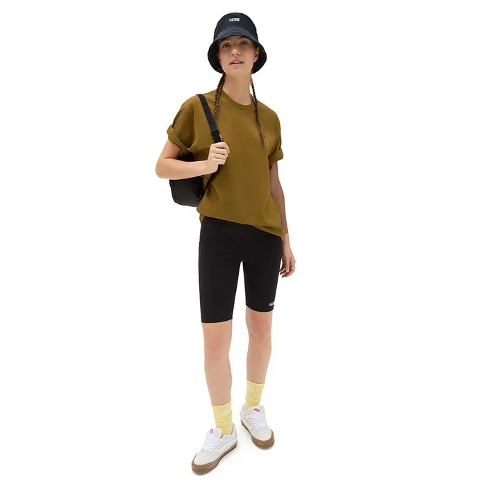 Vans View All Women Left Chest Logo TShirt Brown