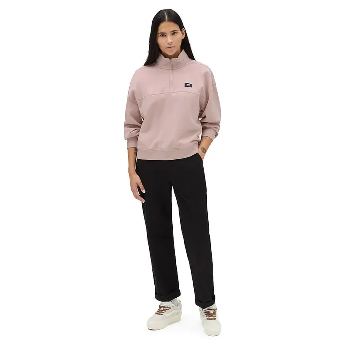 Vans View All Women Leighton Mock Neck Fleece Pink